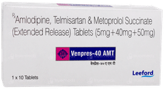 Venpres 40 Amt Tablet 10 Venpres 40 Amt Tablet 10